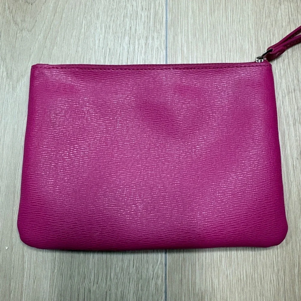 Kate Spade Keaton Small Pouch Wristlet Magenta Pink Clutch K6202